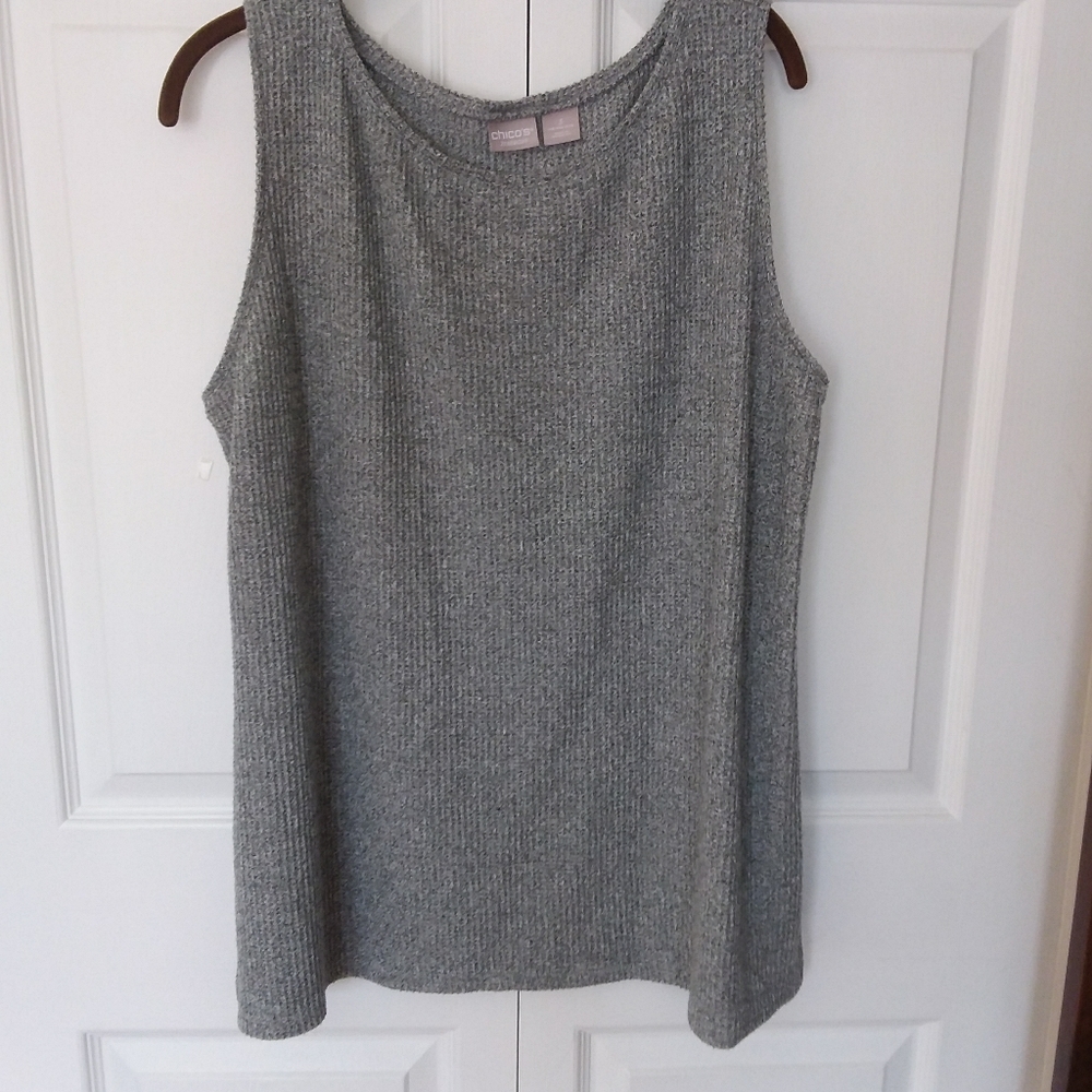 Chico  sleeveless top/ Chico as 3 or XL